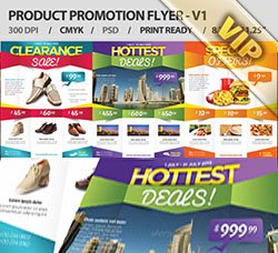 产品宣传单模板:：Product Promotion Flyer V1